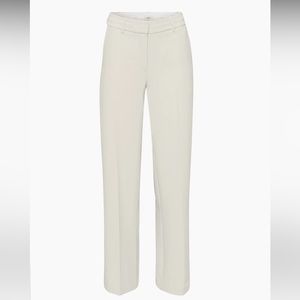 Aritzia Wilfred Author Pant in Matte Pearl